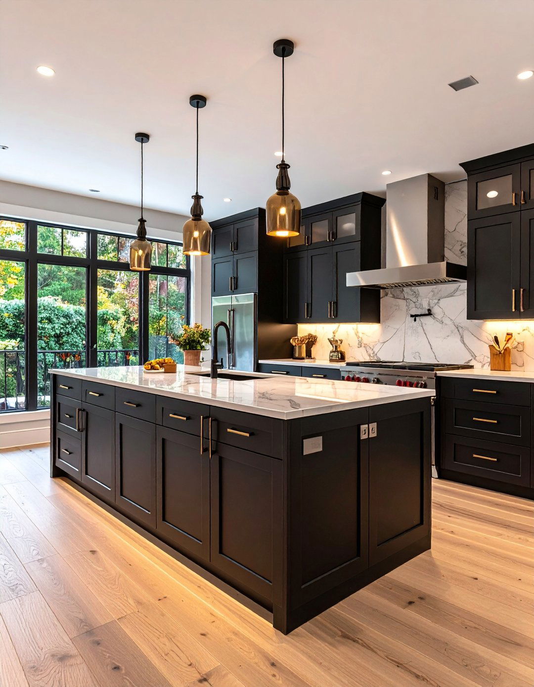 Black Kitchen Cabinets Elevate Everyday Cooking - 20 Black Room Ideas
