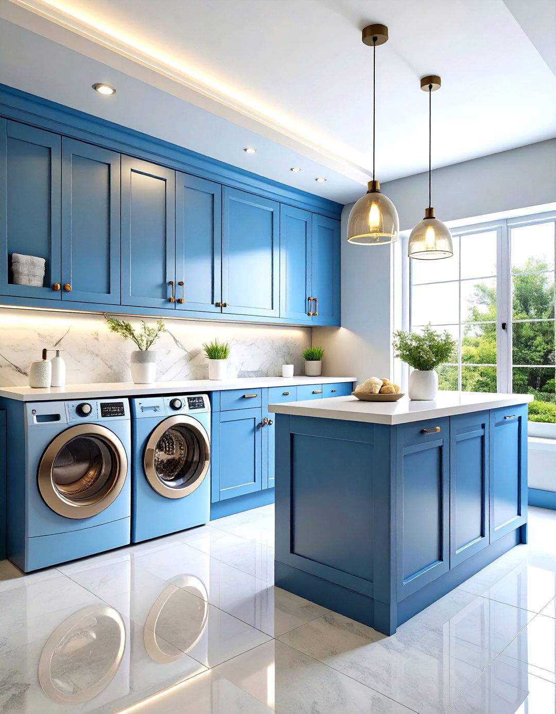 Black Laundry Room Lighting Solutions - 20 black laundry room ideas