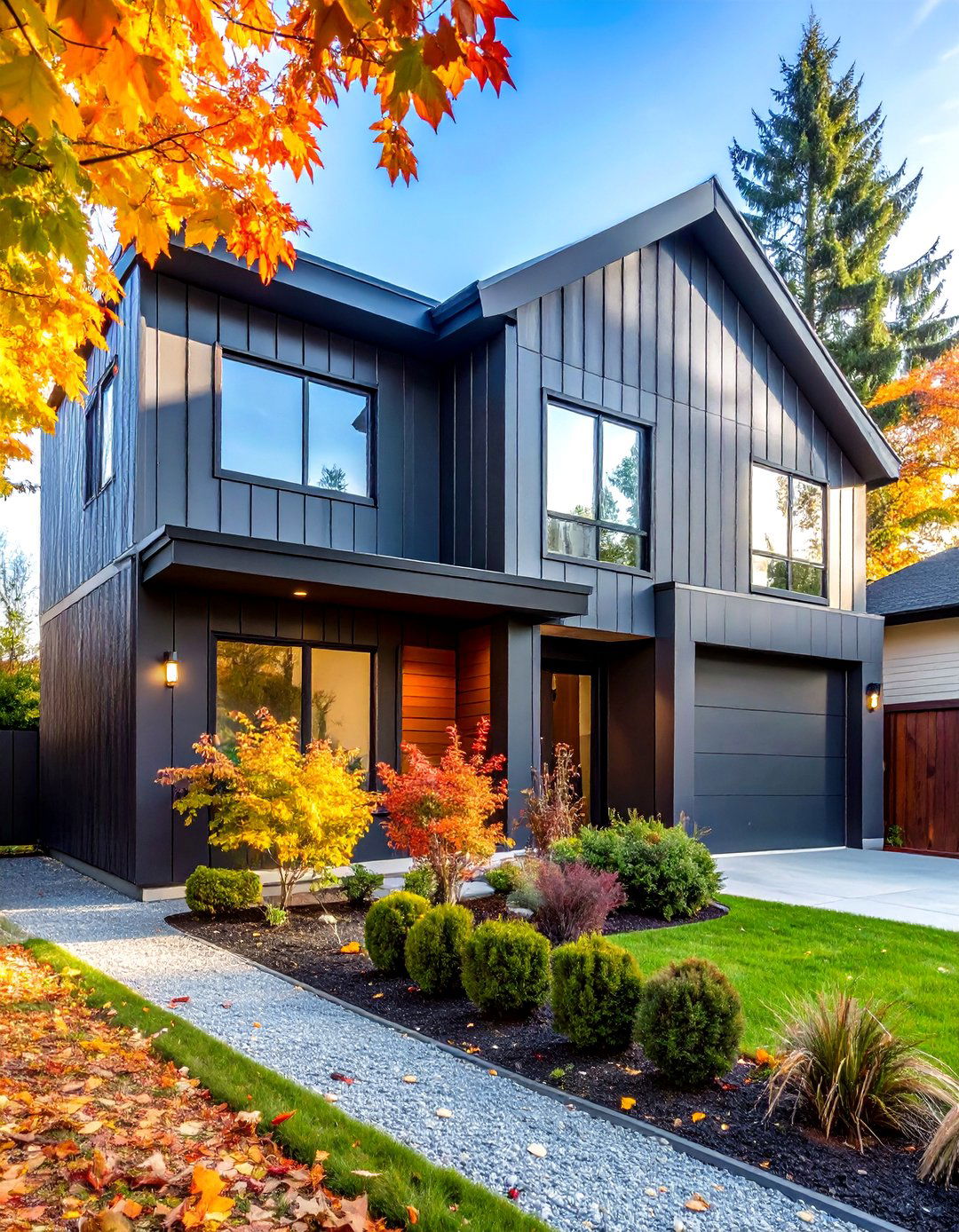 Black Metal Clad Houses