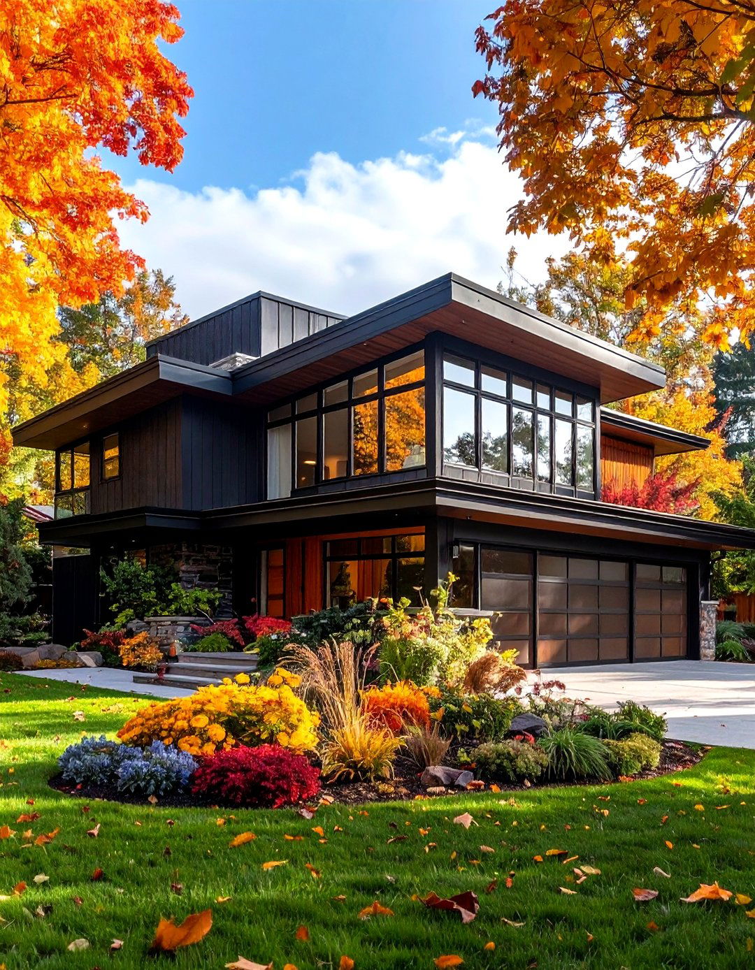 Black Mid Century Modern Houses - 20 Modern Black Houses