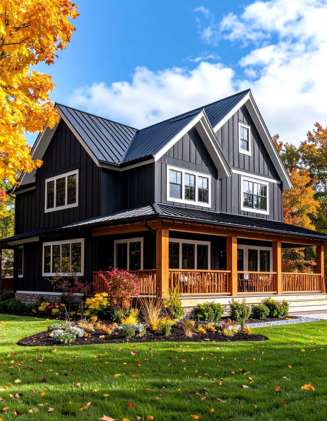 Black Modern Farmhouse Houses - 20 Modern Black Houses