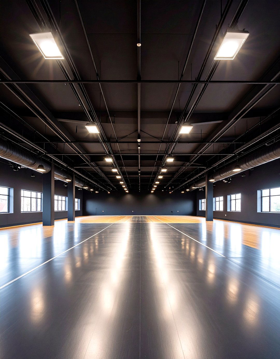 Black Painted Basement Ceilings for Dramatic Impact - 20 Basement Ceiling Ideas