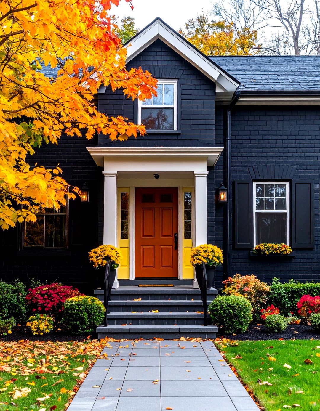 Black Painted Brick Houses - 20 Painted Brick Houses