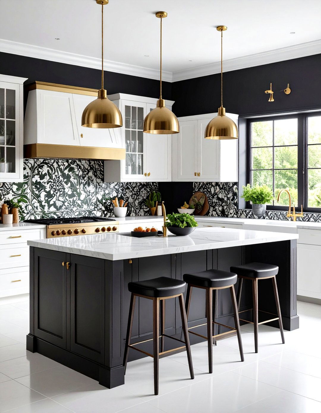 Black and White Kitchen Wallpaper Sophistication - 20 Kitchen Wallpaper Ideas