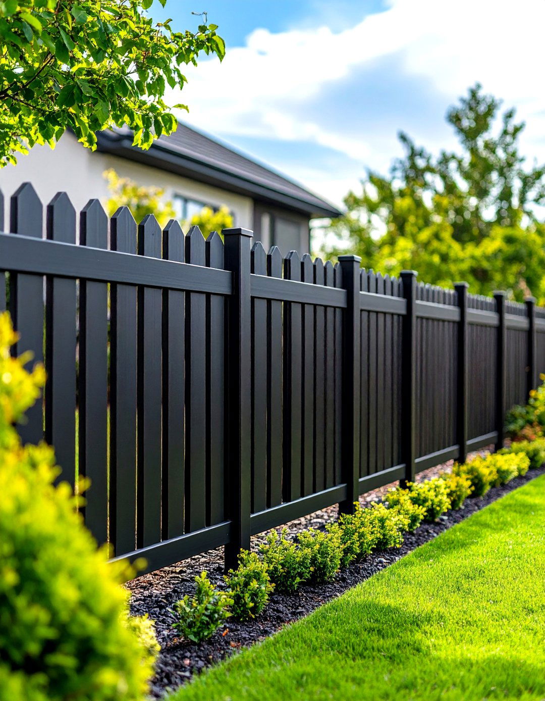 Black - 20 Vinyl Fence Colors