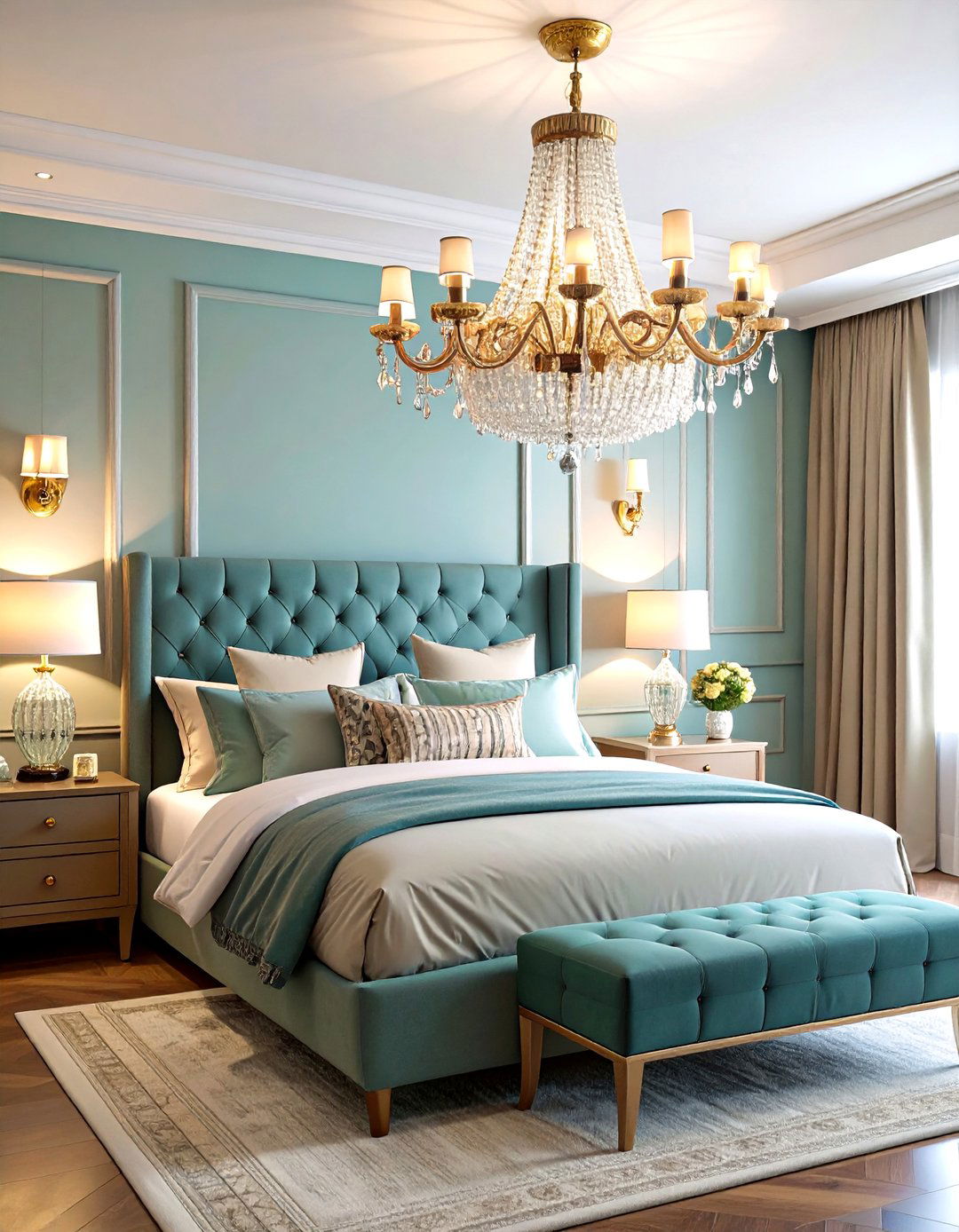 Blair Waldorf Bedroom Featuring Statement Lighting Design - 20 Blair Waldorf Bedroom