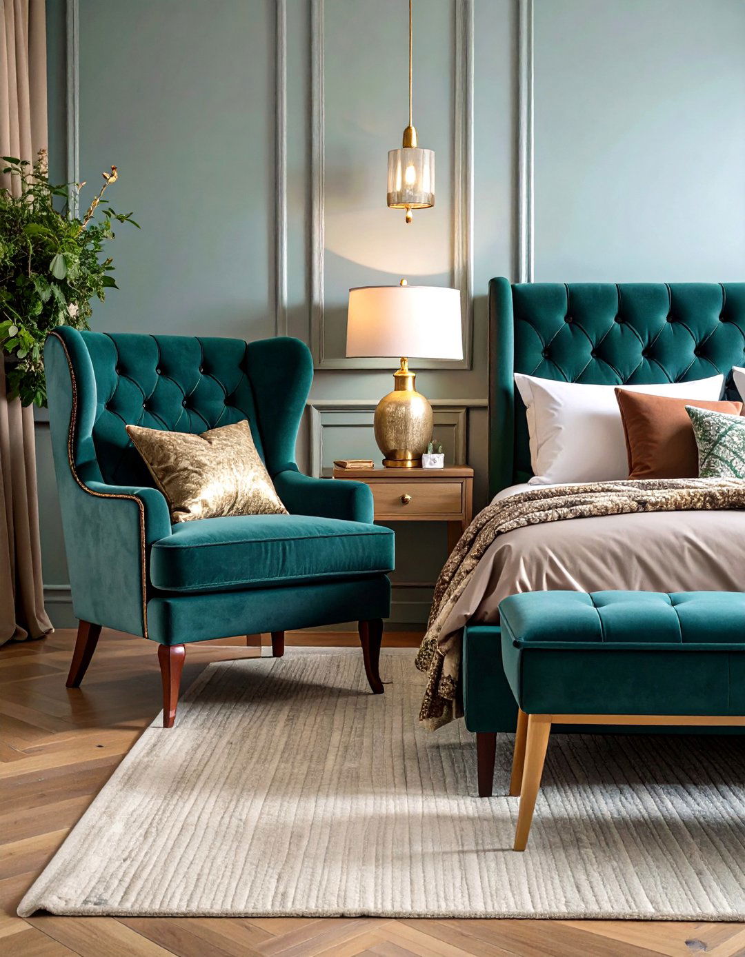 Blair Waldorf Bedroom Showcasing Velvet Accent Pieces - 20 Blair Waldorf Bedroom