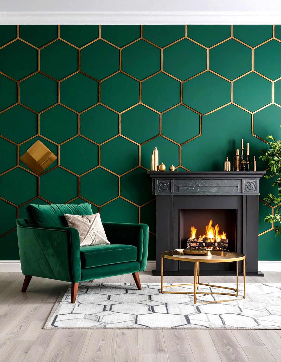 Blank Wall Accent Paint Treatment - 20 Blank Wall Ideas
