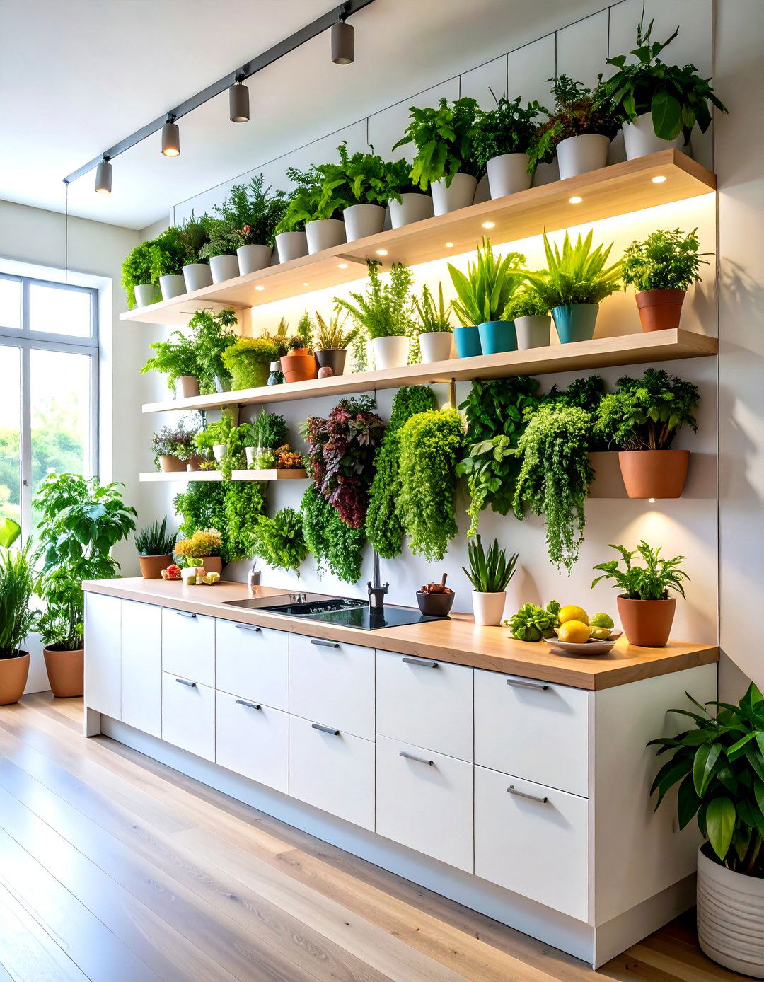 Blank Wall Plant Display Garden - 20 Blank Wall Ideas
