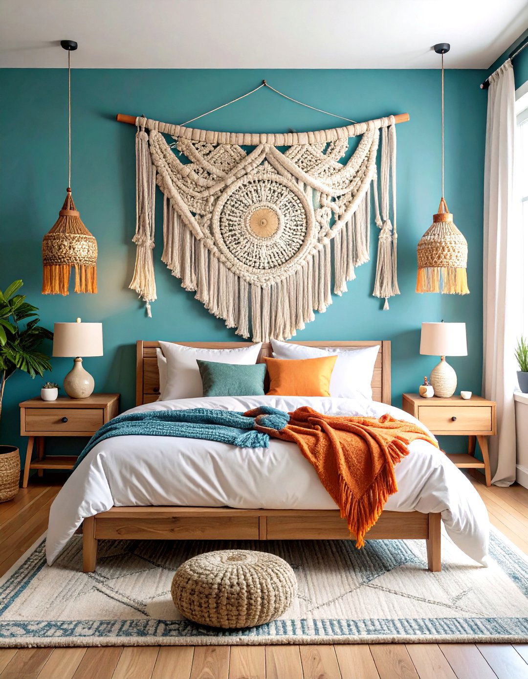 Blank Wall Tapestry and Textile Art - 20 Blank Wall Ideas
