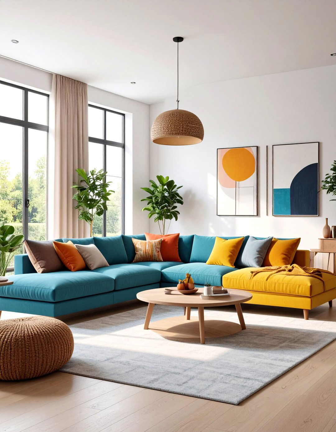Blend Sectionals into Diverse Design Styles - 20 Sectional Living Room Ideas
