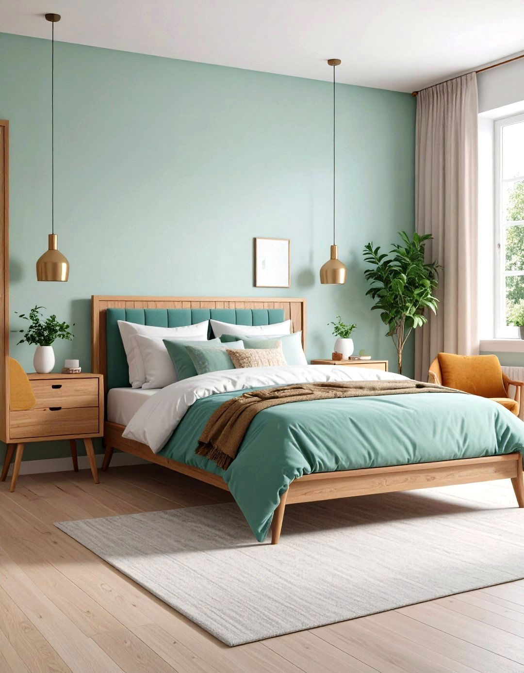 Blend Vintage and Modern Pieces - 20 Scandinavian Bedroom Ideas