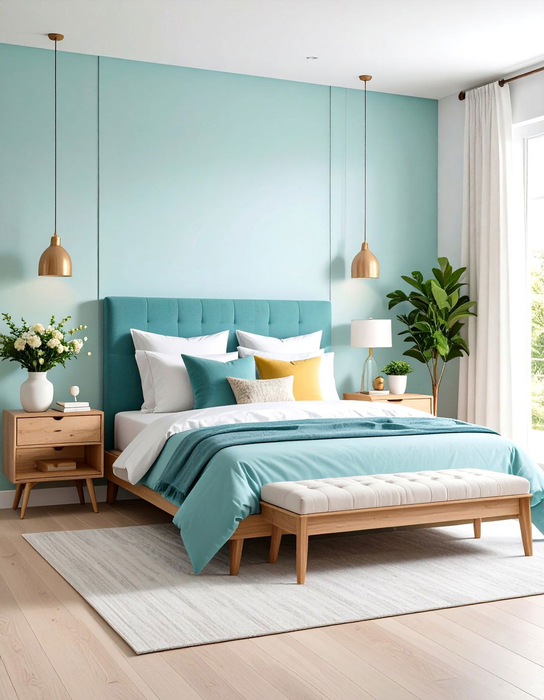 Blue Bedroom Modern Minimalist Approach - 20 Blue Bedroom Ideas