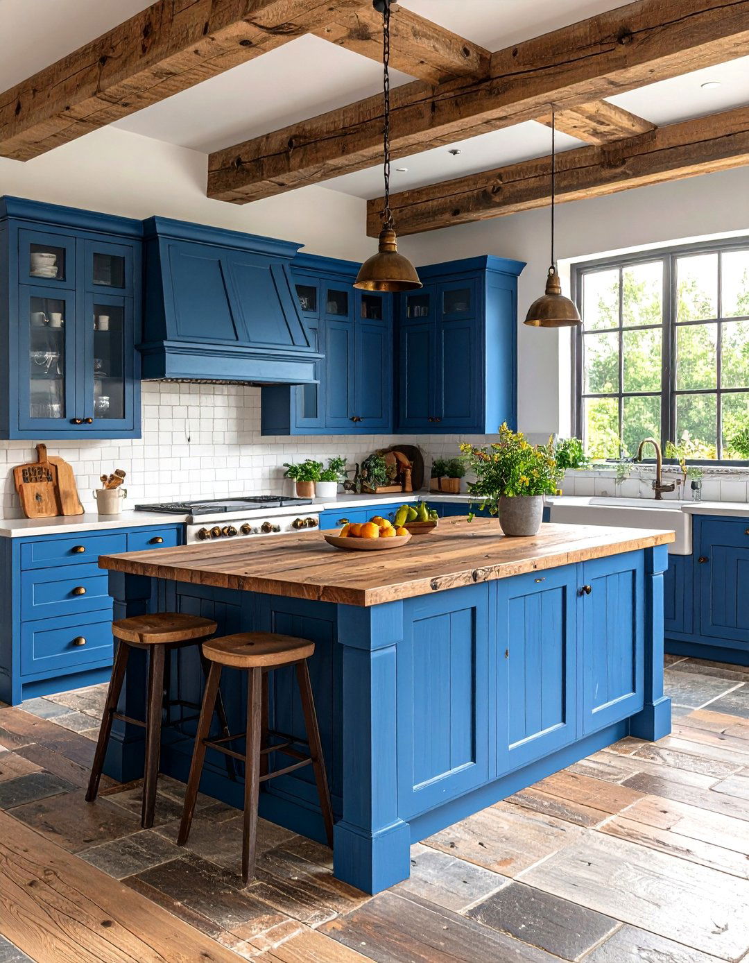 Blue Room Kitchen Rustic Charm - 20 Blue Room Ideas