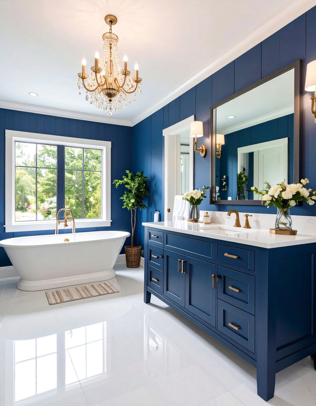 Blue Room Powder Room Drama - 20 Blue Room Ideas