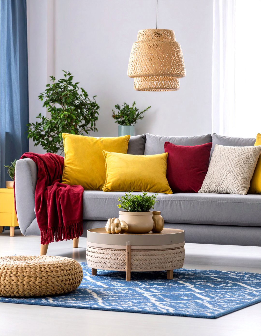 Blue and Grey Living Room Seasonal Adaptation Methods - 20 Blue and Grey Living Room Ideas