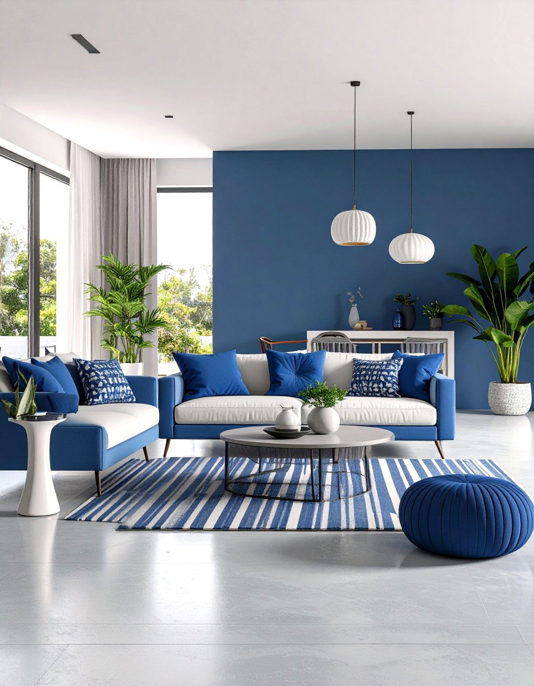 Blue and White Decor Modern Interpretation Approach - 20 Blue and White Decor Ideas