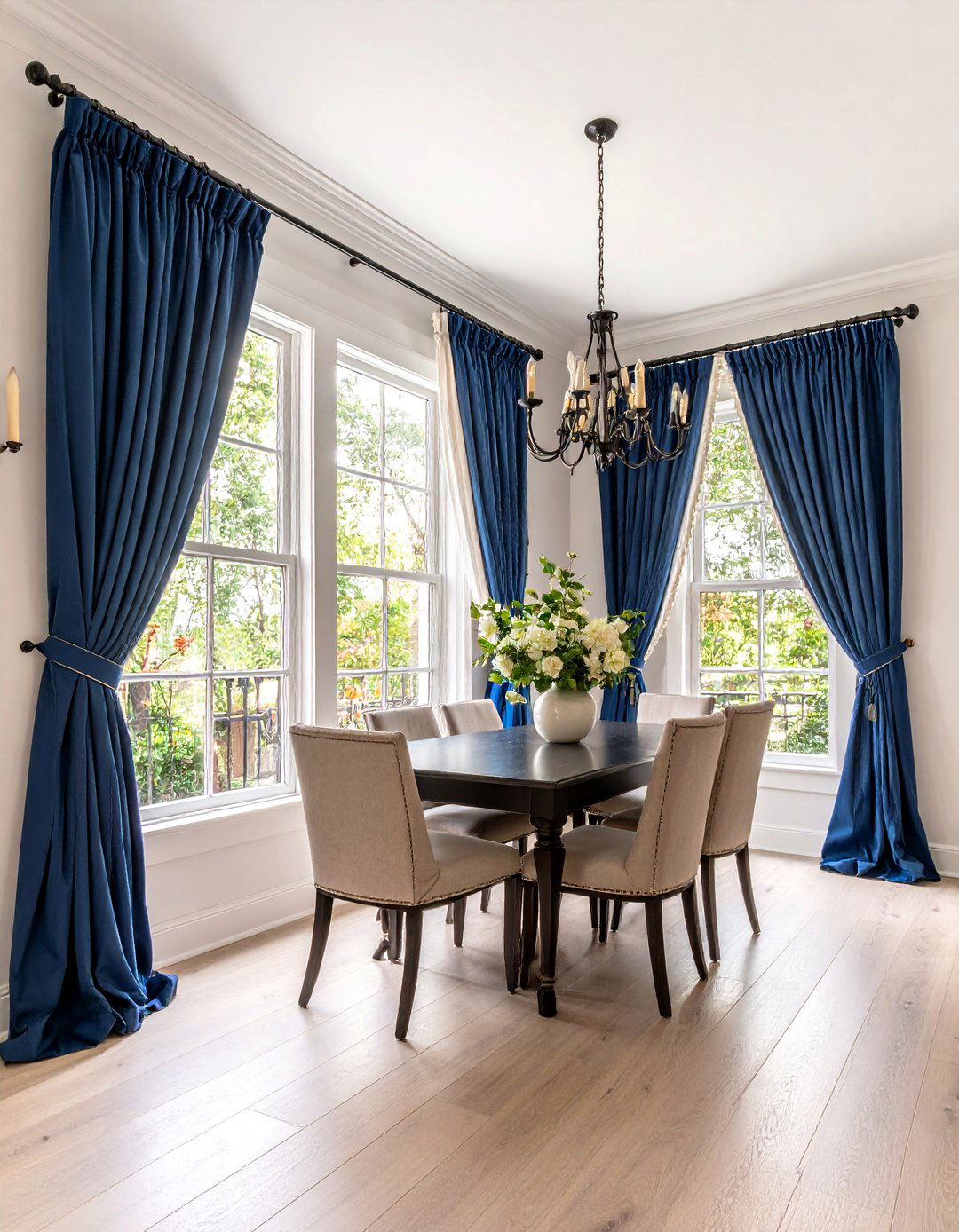 Blue and White Decor Window Treatments Selection - 20 Blue and White Decor Ideas