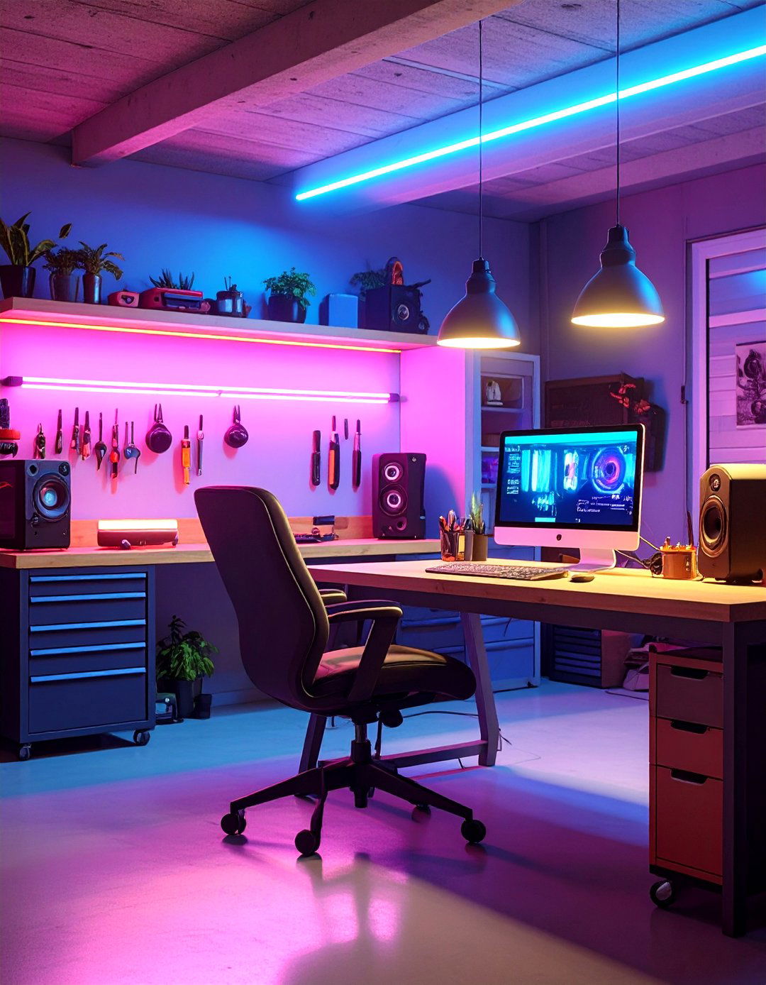 Bluetooth Speaker Bulbs Turn Wrenching Into a Soundtrack - 20 Garage Lighting Ideas