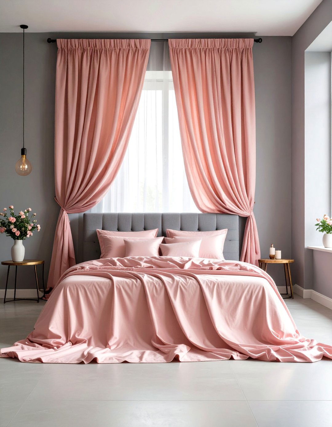 Blush Pink Curtains for Gray Walls - 20 What Color Curtains Go With Gray Walls