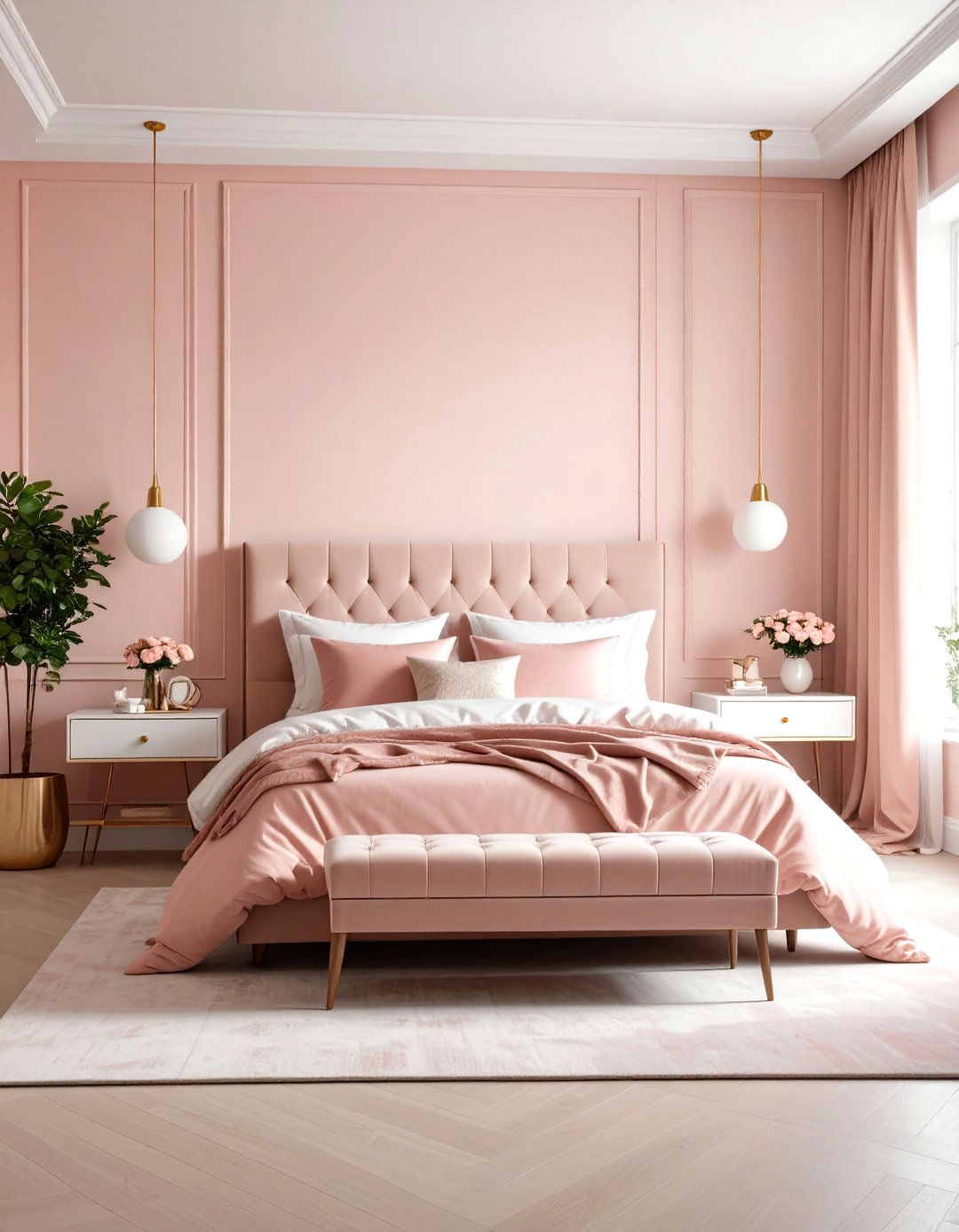Blush Pink Monochromatic Color Scheme for Rooms - 20 Monochromatic Color Schemes for Rooms