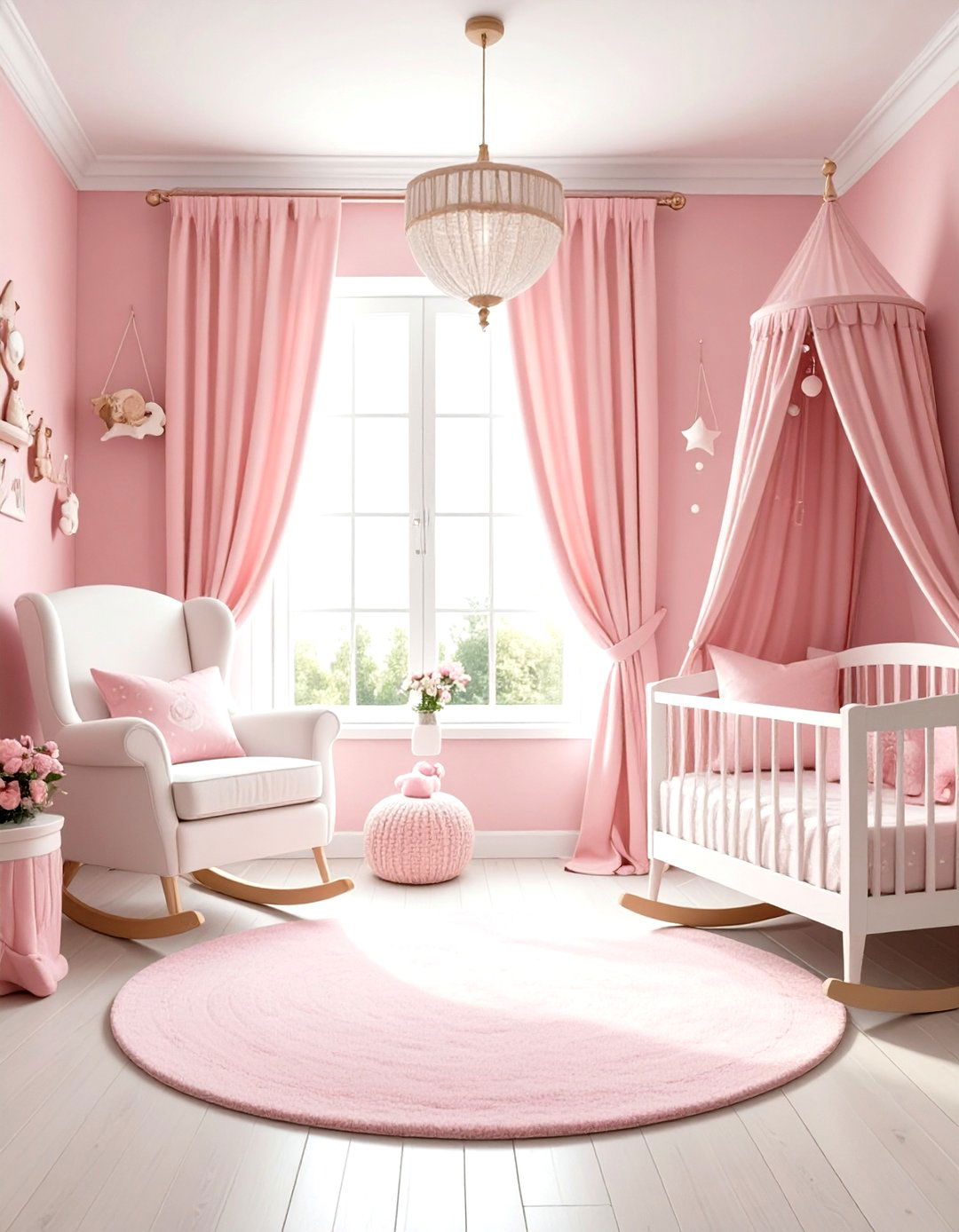 Blush Pink Room Nursery Wonderland - 20 Pink Room Ideas