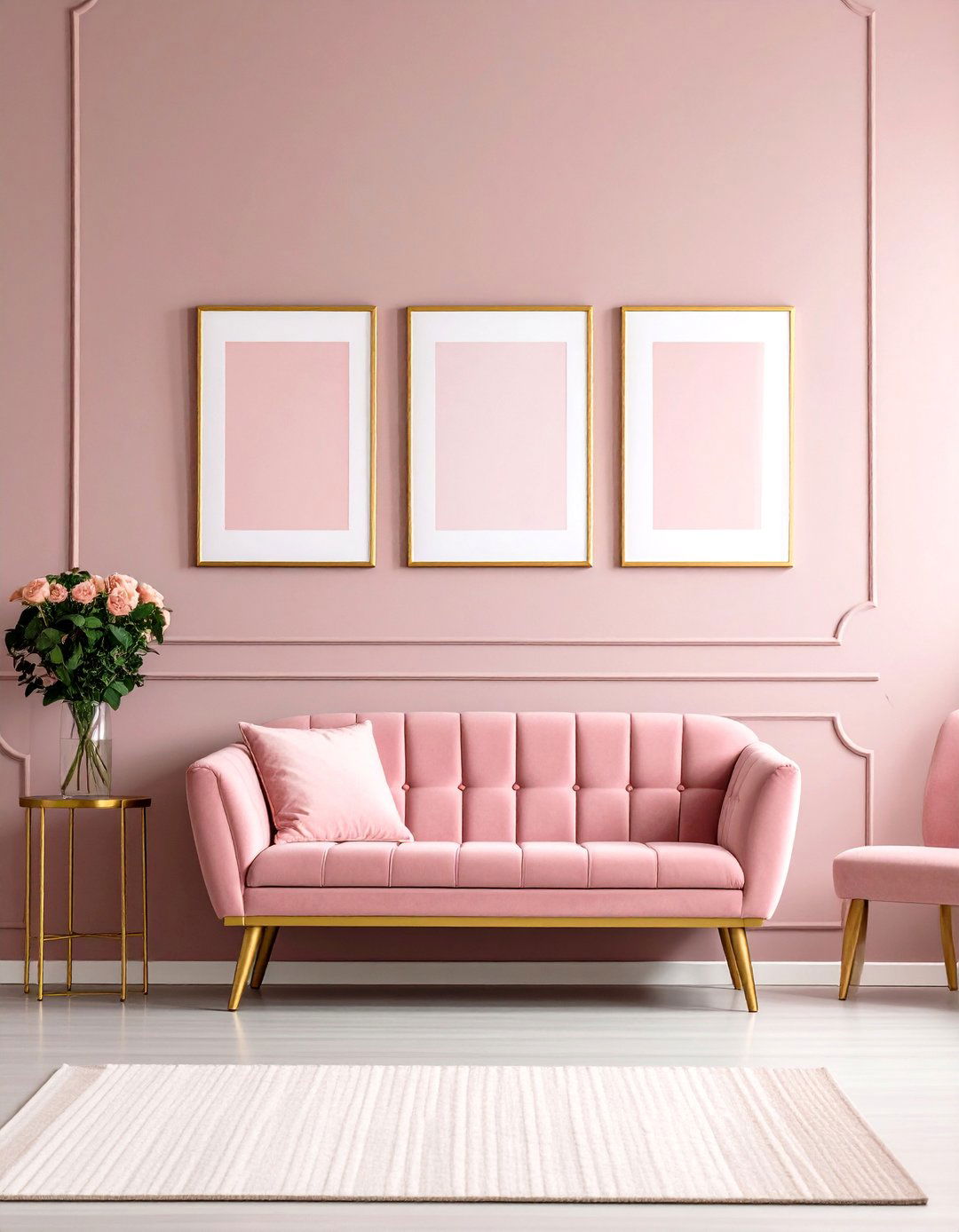 Blush and Gold Soft Glam Gold Bedroom - 20 Gold Bedroom Ideas
