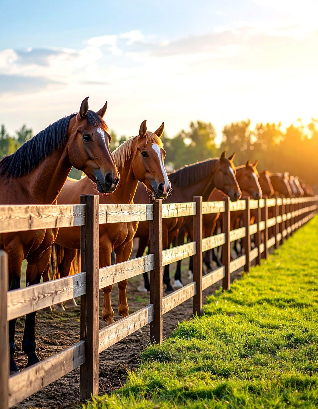 Board Paddock Farm Fence - 20 Farm Fence Ideas