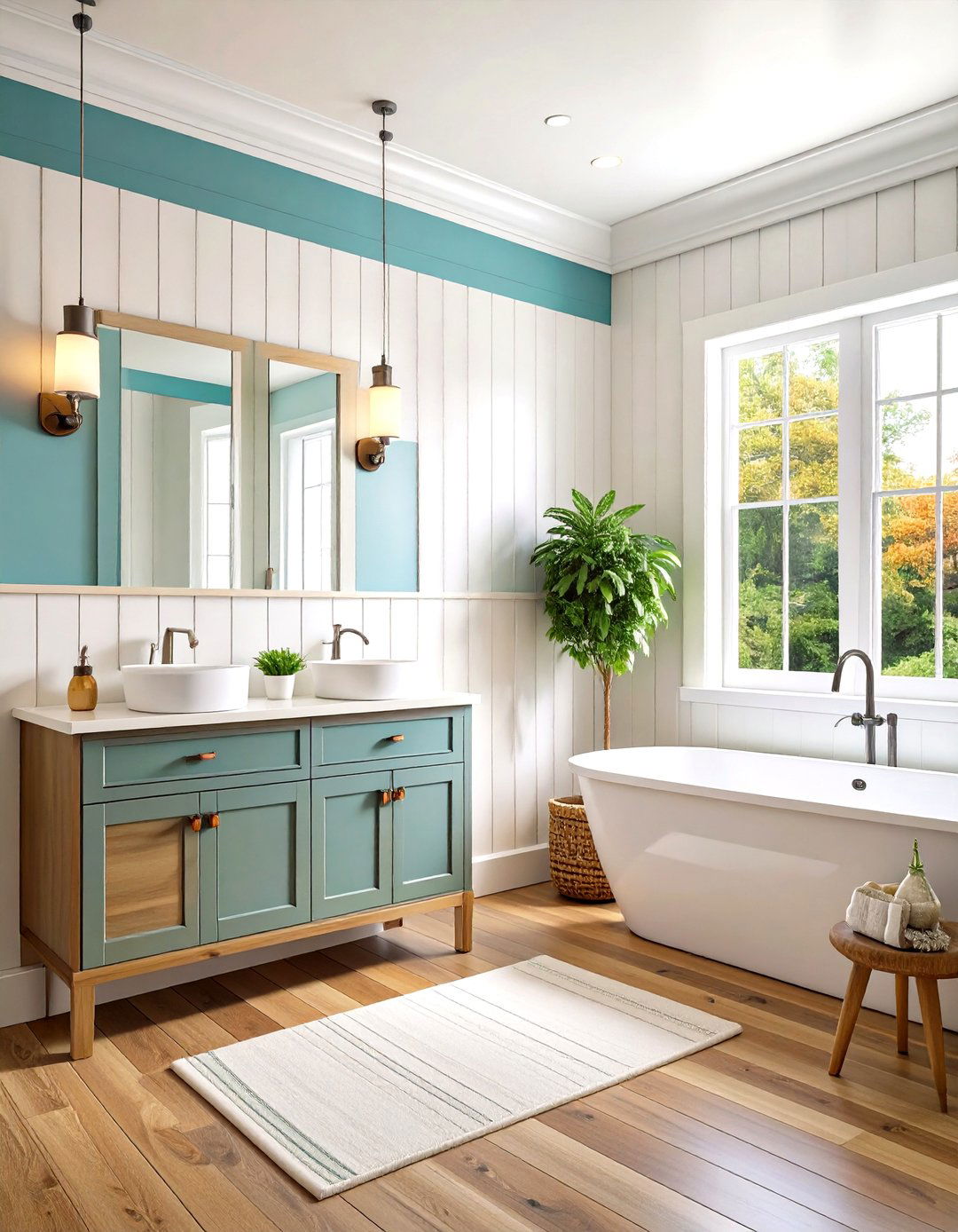 Board and Batten Bathroom Wall Ideas - 20 Board and Batten Wall Ideas
