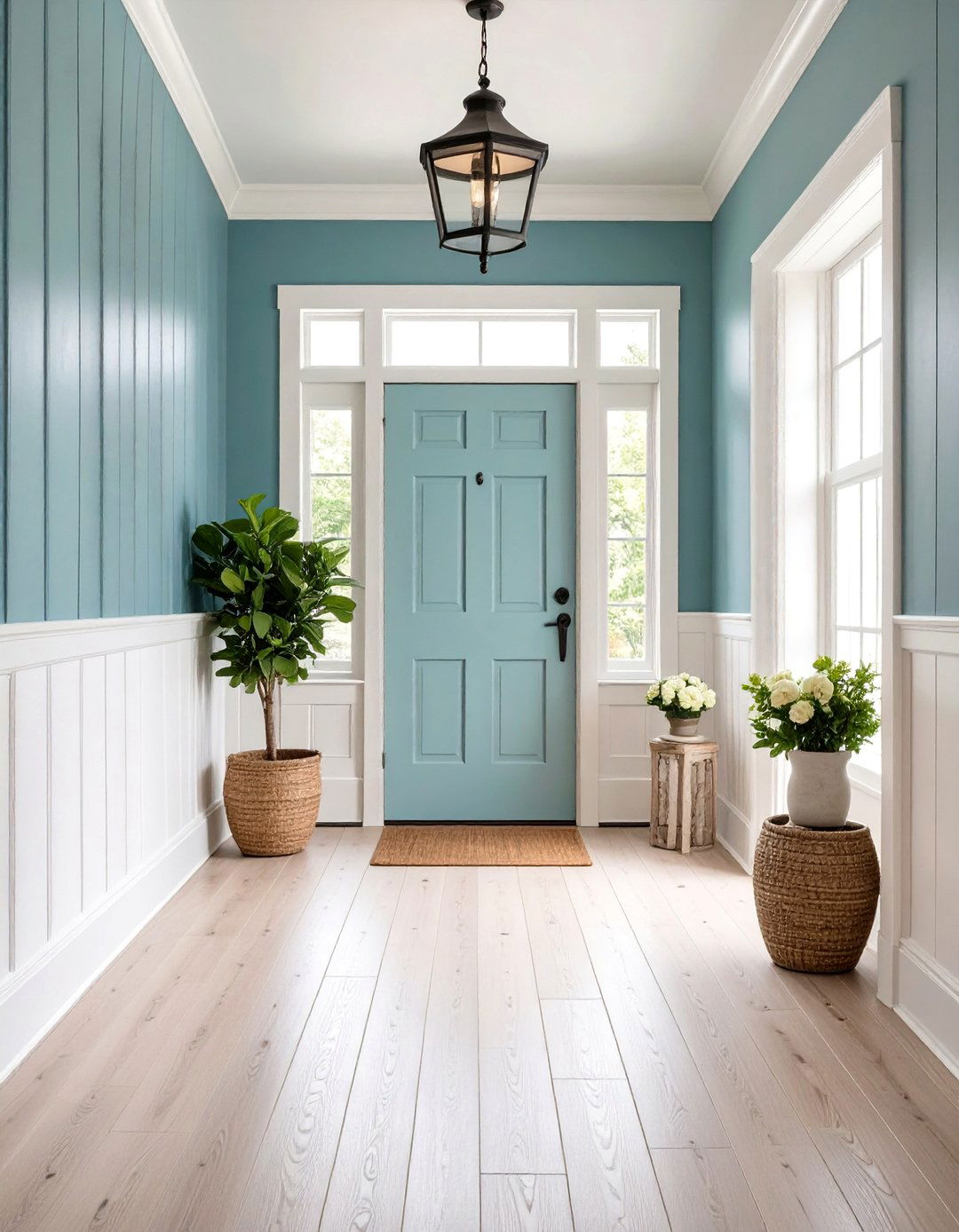 Board and Batten Wainscoting - 20 Wainscoting Entryway Ideas
