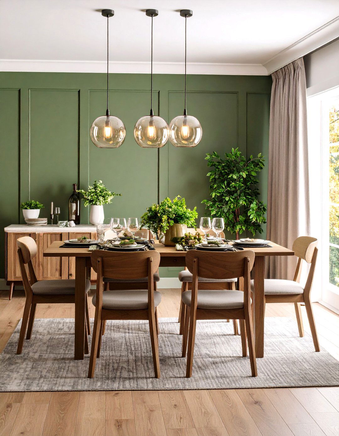 Board and Batten Wall Paneling for Casual Charm - 20 Dining Room Wall Paneling Ideas