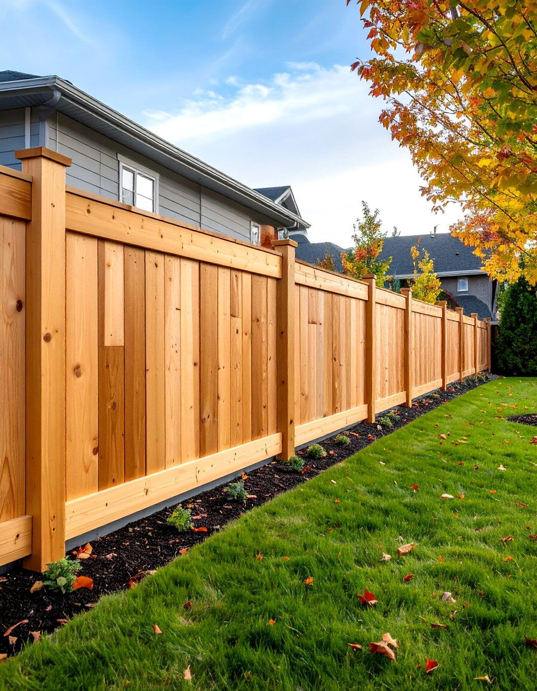 Board on Board Fence with Kickboard Foundation - 20 Board on Board Fence Ideas
