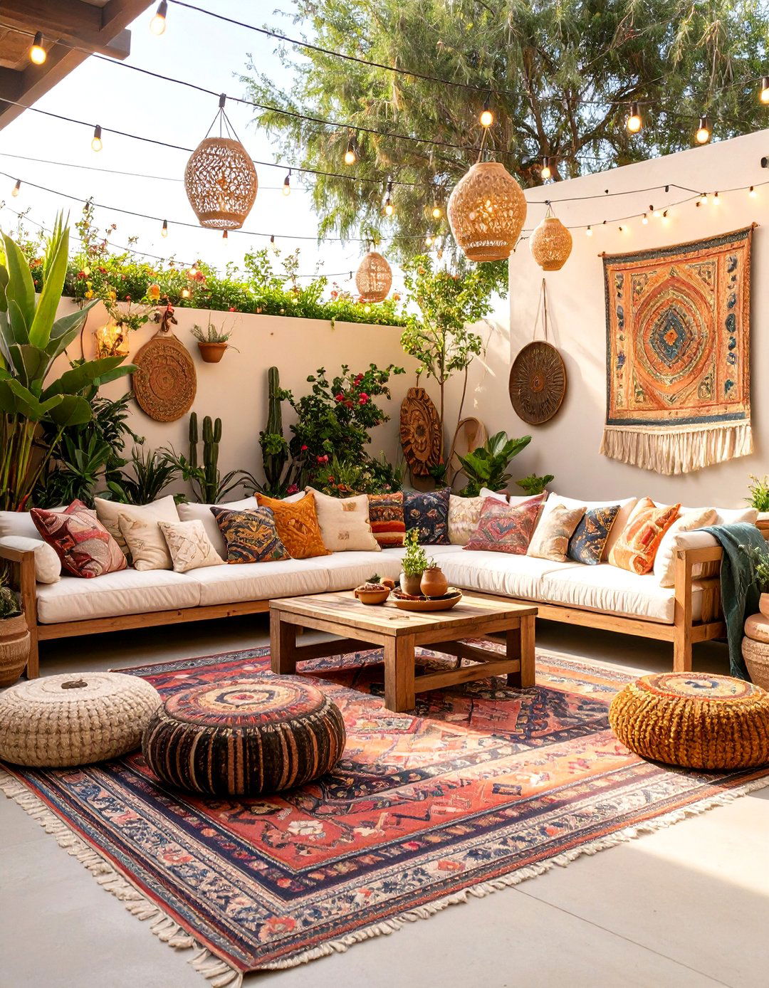 Bohemian California Room with Eclectic Global Decor - 20 California Room Design Ideas