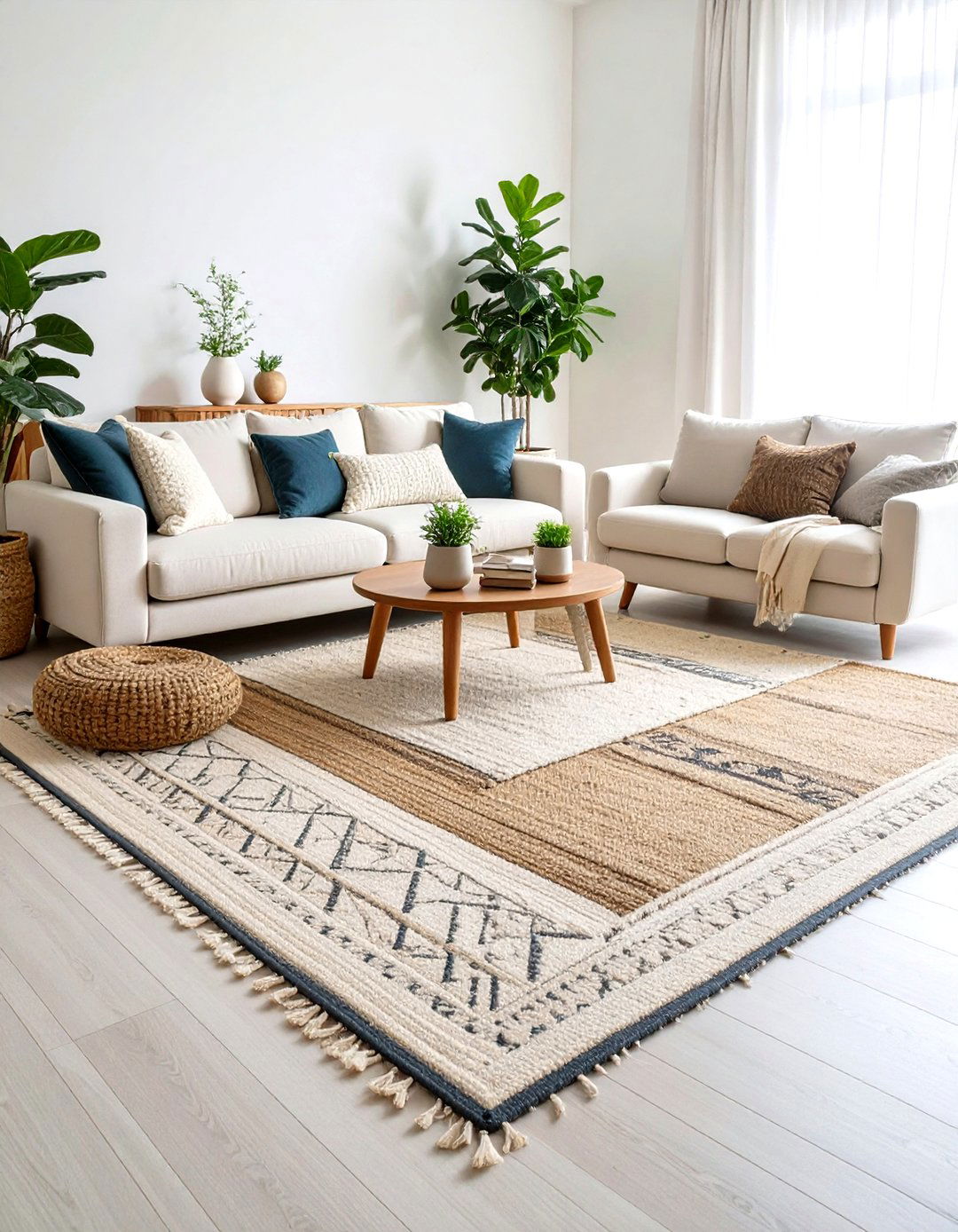 Bohemian Desert Decor Natural Fiber Rugs - 20 Bohemian Desert Decor Ideas