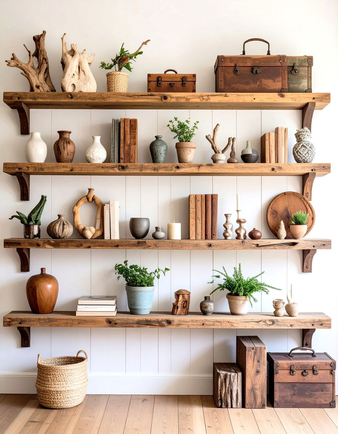 Bohemian Desert Decor Vintage Wood Elements - 20 Bohemian Desert Decor Ideas
