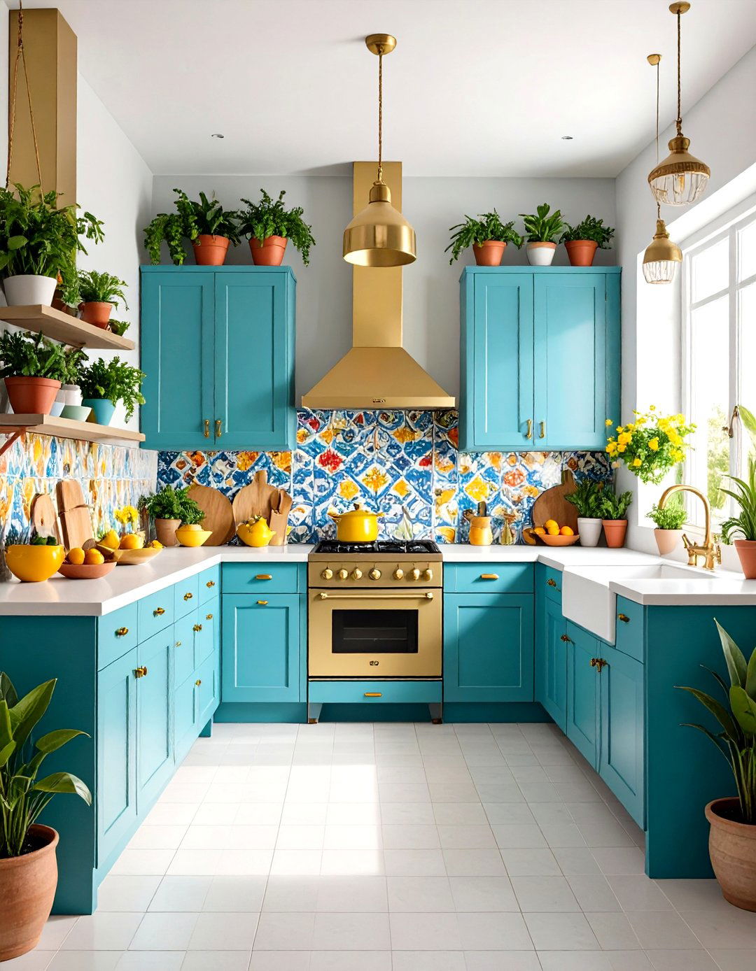 Bohemian Eclectic Kitchenette - 20 Kitchenette Ideas