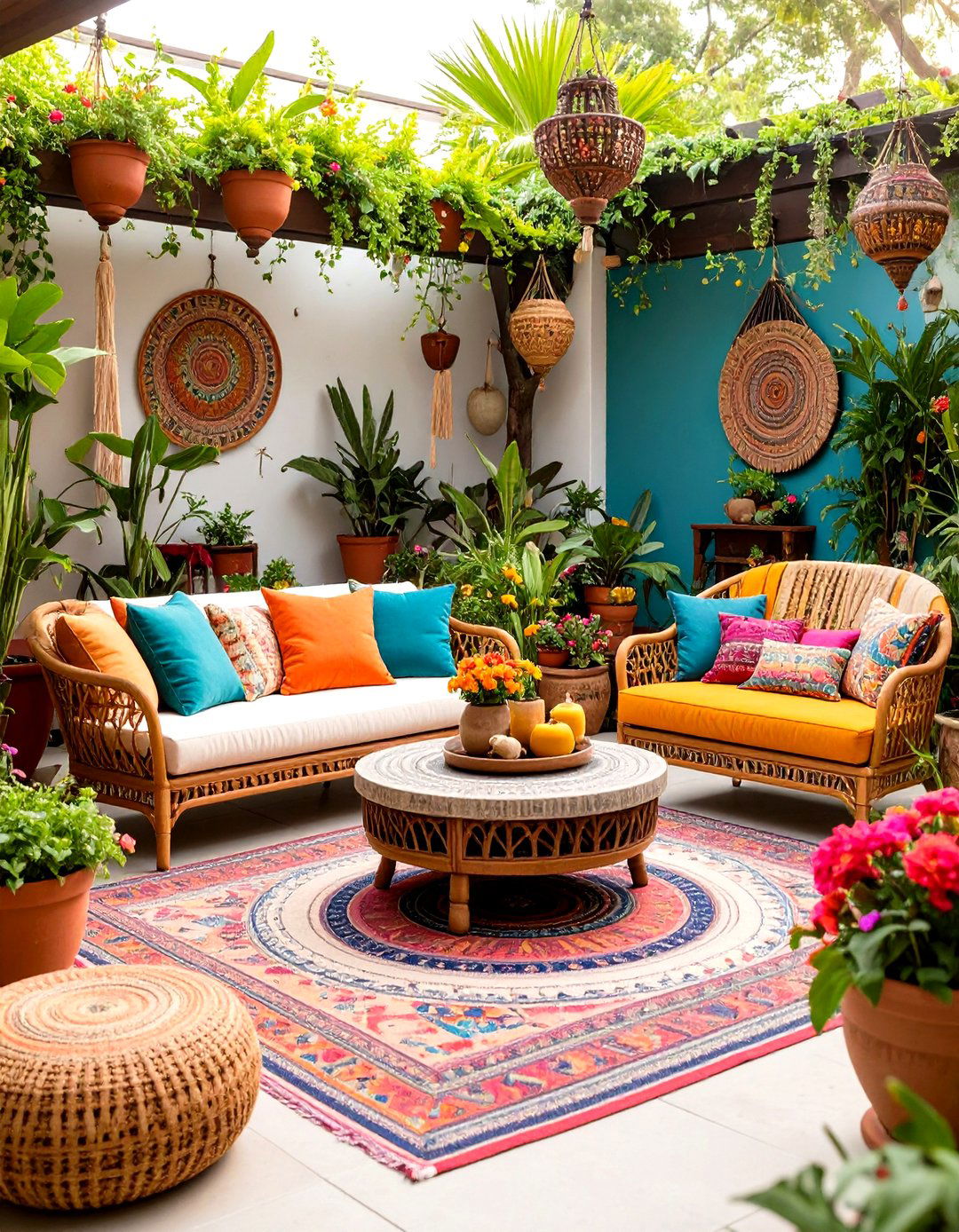 Bohemian Eclectic Patio Ideas With Firepit - 20 Patio Ideas With Firepit