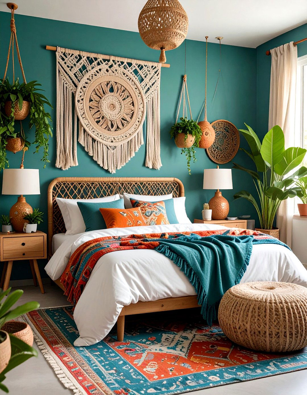Bohemian Jungle Themed Bedroom - 20 Jungle-themed Bedroom Ideas