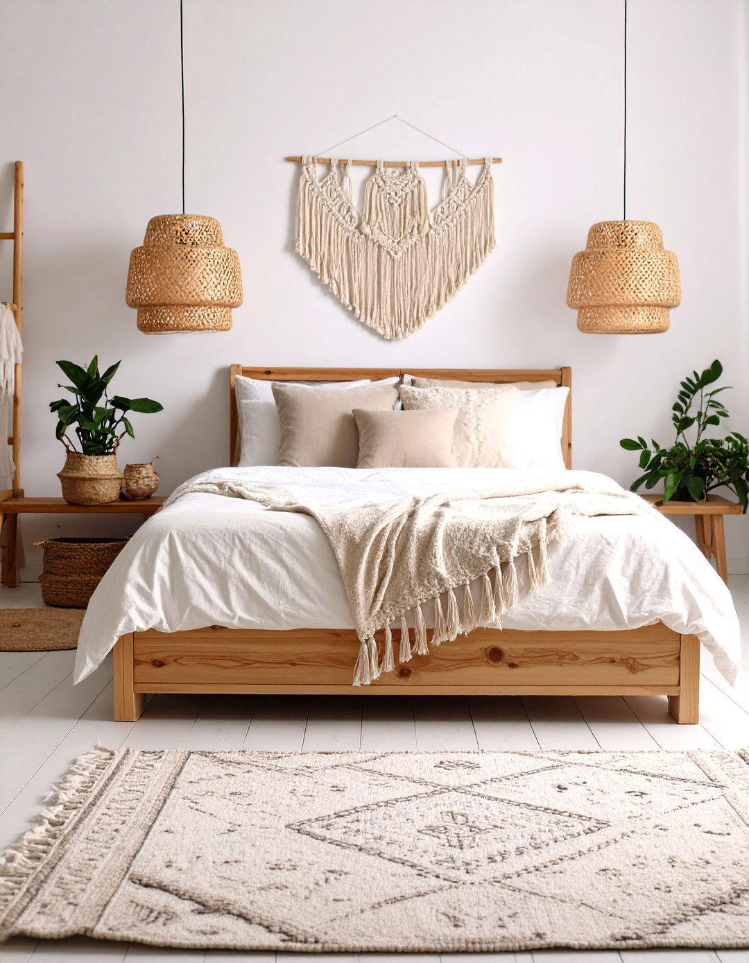 Bohemian Minimalist Primary Bedroom - 20 Primary Bedroom Ideas