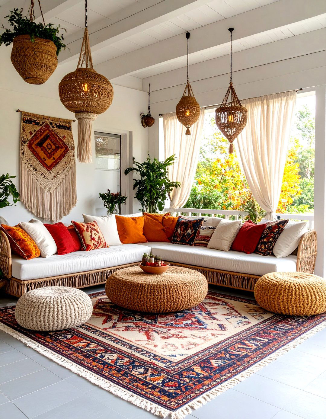 Bohemian Oasis Lanai Porch - 20 Lanai Porch Ideas