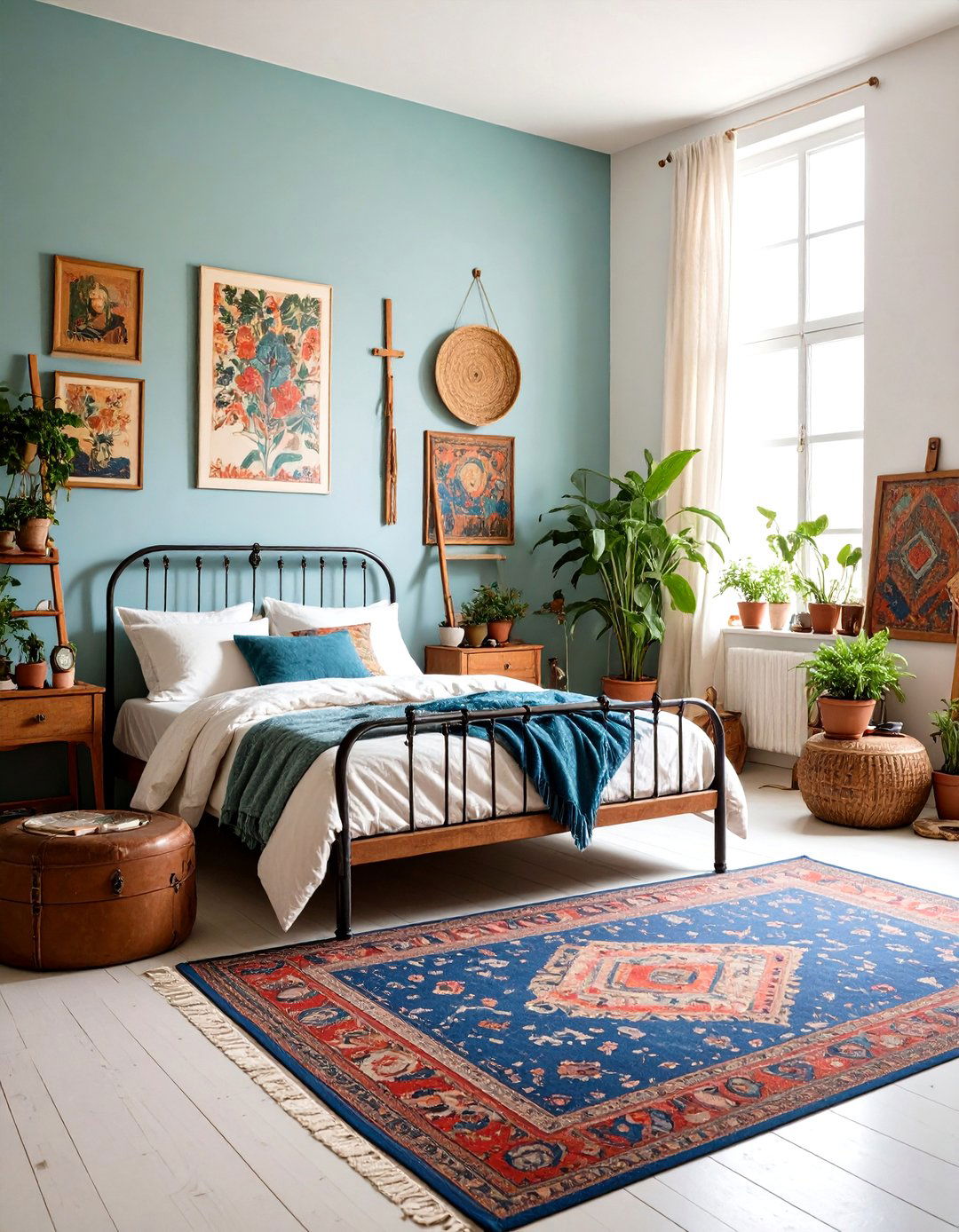 Bohemian Parisian Artist Paris themed Bedroom - 20 Paris-themed Bedroom Ideas