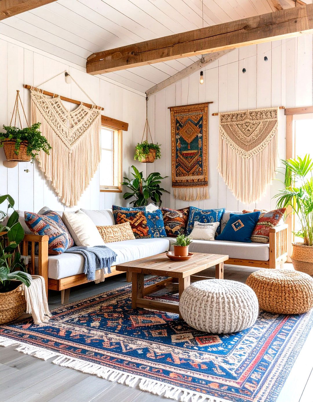 Bohemian Rustic Tiny House with Eclectic Elements - 20 Rustic Tiny House Ideas
