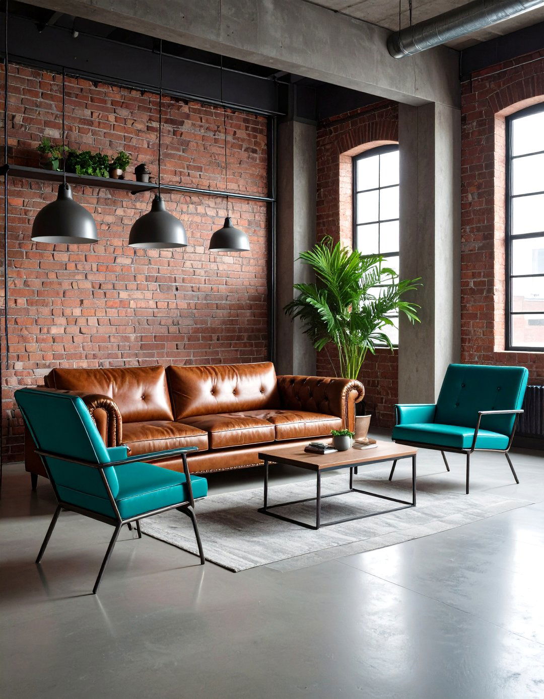 Bohemian Teal Pattern Drenching - 20 Teal Living Room Ideas