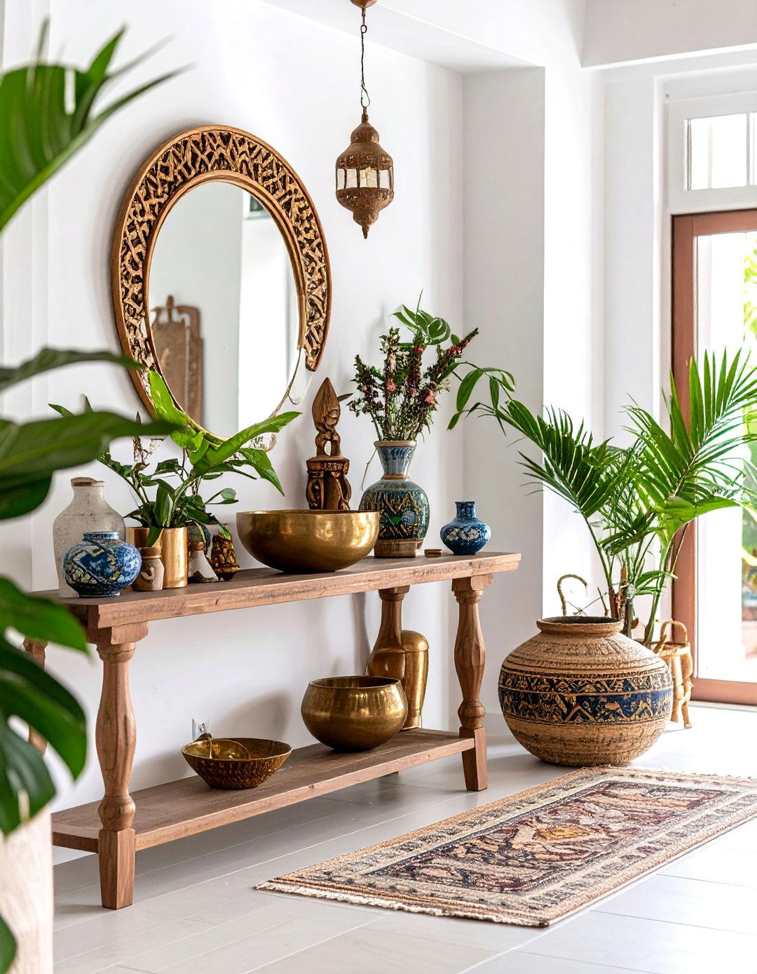 Bohemian Tropical Bohemian Decor Through Floor Cushion Arrangements - 20 Bohemian Tropical Bohemian Decor
