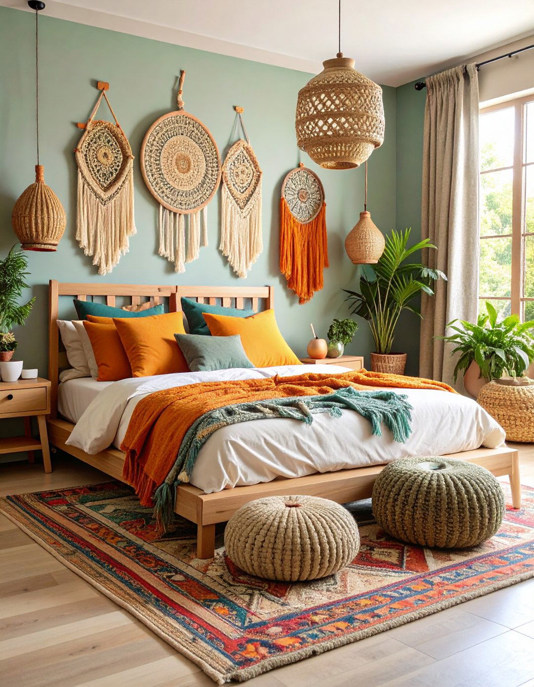Bohemian Zen Relaxing Bedroom - 20 Relaxing Bedroom Ideas