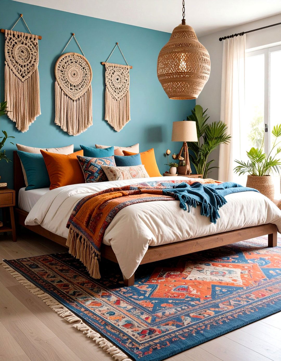 Boho Futon Corner with Layered Textiles - 20 Futon Bedroom Ideas