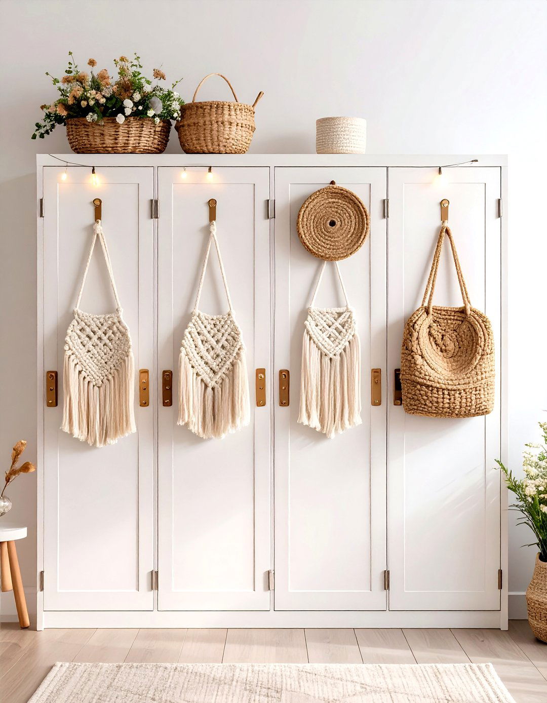 Boho Locker Chic Sanctuary - 20 Locker Decor Ideas