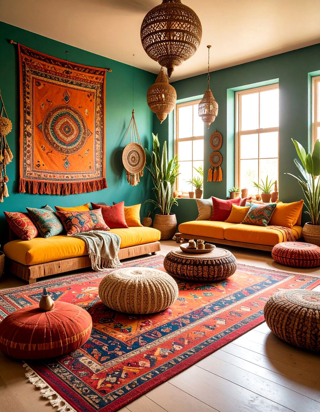 Boho Meditation Room Earthy Color Palettes - 20 Boho Meditation Room Ideas