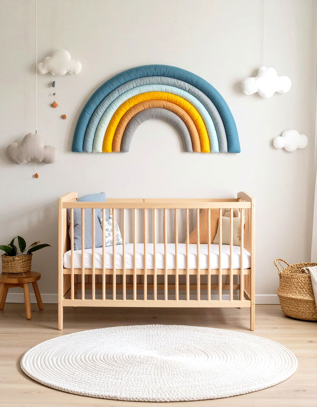 Boho Rainbow Wall Art - 20 Boho Nursery Ideas