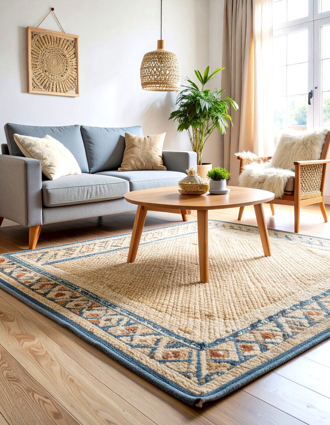 Boho Scandinavian Layered Natural Textile Combinations - 20 Boho-scandinavian Design and Decor Ideas